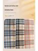 Imitation Linen Breathable Summer Plaid Fabric for Shirts and Dresses
