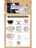 Mode Lanka Japanese Ceramic Dinnerware Set