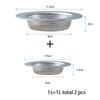 2 Pcs Sink Strainer for Most Kitchen Sink Drain Basket, Upgraded Double-Layer Safe Design Kitchen And Bathroom Sink Strainer