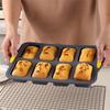 Brownie Moulds Non-Stick Baking Tray Silicone Loaf Pan