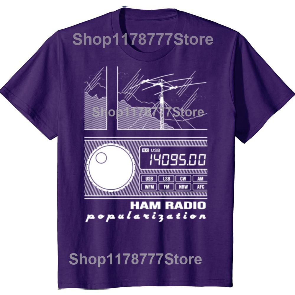 

Funny Amateur Ham Radio Operator T Shirts Short Sleeve Birthday Gifts Mens Clothing Fashion Casual Loose Oversized T Shirt 4XL