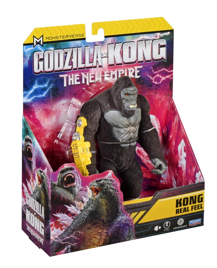 Playmates Toys Godzilla X Kong Kong Real Feel Titan GxK 6-inch