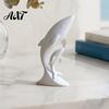 Unique Whale Statue for Shelf 3D Printed Ornaments, Mother And Child Figurines, Art Nursery Decor Modern Minimalist Double Sculpture Home Office