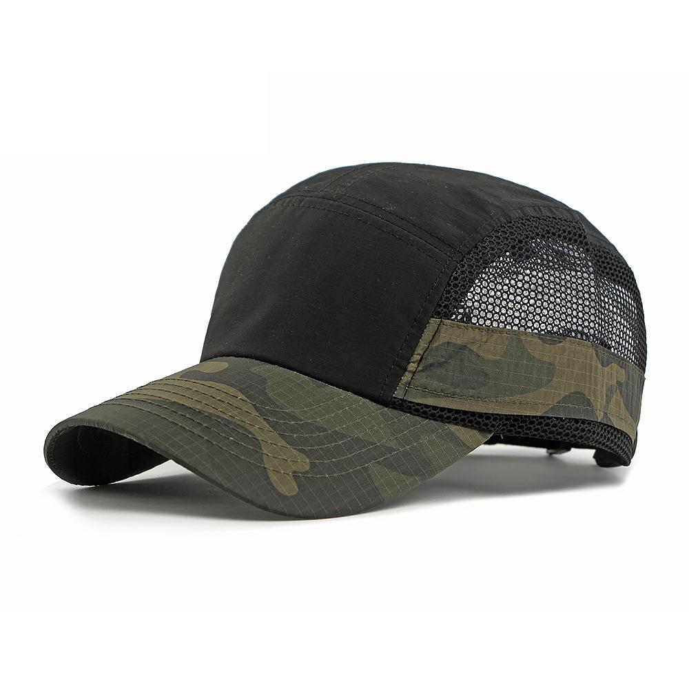 Quick-Drying Mesh Camouflage Baseball Cap Men's Summer Breathable Cap Outdoor Sports Sunscreen Hat