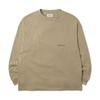 Brompton London Embroidered Logo Long Sleeve T-Shirt - Beige (P233Uts230)