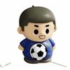 Rebound Football Player Pinch Toy Press Football Squeeze Toy Decompression Toy  Backpack Pendant