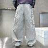 Boys' 2025 Spring/Autumn Casual Cargo Pants: Cool, Loose-Fit Streetwear for Children