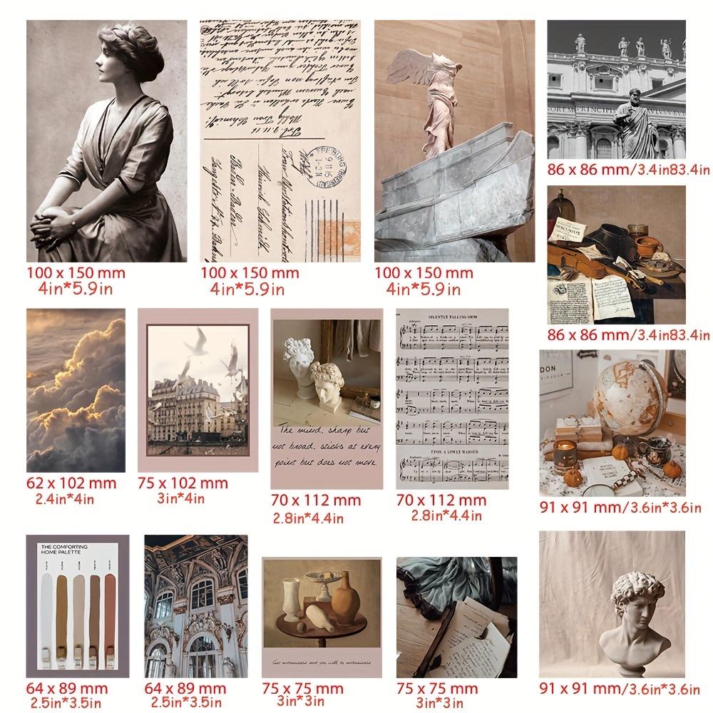 30pcs Vintage Statue Poster Postcard  DIY Handbook Wall Decoration Bedroom Wall Decoration Wall Stickers  Birthday Postcard Set for Friends and Family