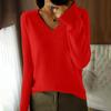 Sweaters for Women V Neck Long Sleeve Knit Pullover Womens Sweaters Oversized Sweaters for Women Fall Sweaters for Women