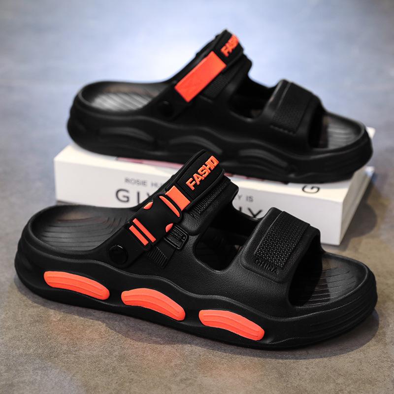 Fashion 2025 Men's Sandals Summer Outerwear New Anti slip and Wear resistant Dual purpose Driving Casual Lightweight Beach Slippers