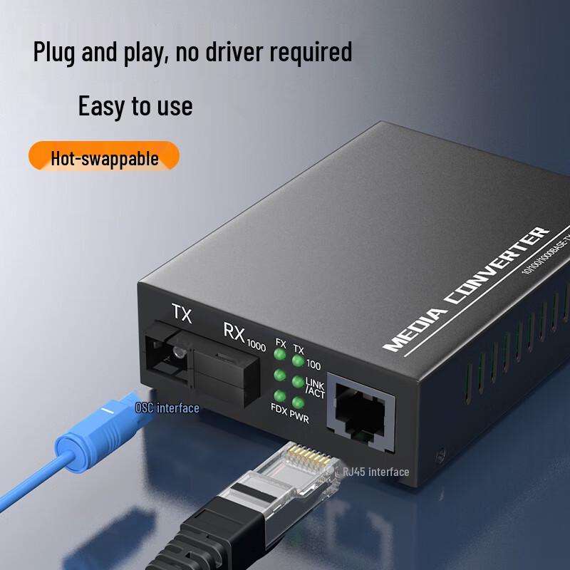 Tengfei Gigabit Single-Mode Single-Fiber Optic Transceiver