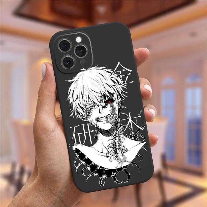 Japanese Anime Tokyo Ghoul Japan Suave Phone Case For iPhone 13 Mini 12 11 Pro Max 7 8 6s Plus XS Max XR Back Fundas Coque Cover