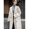 Mokana Women's Elegant Long Wool Blend Coat
