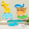 Kids Animal Stacking ToysWooden Balance Stacking Montessori Toy Educational Development Learning Birthday Christmas Gift