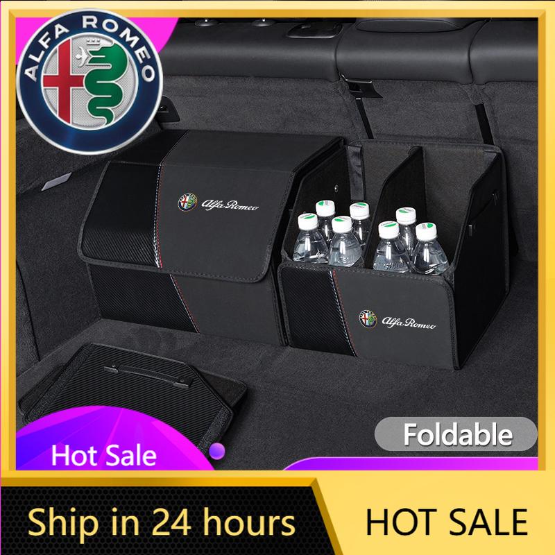Car Stickers For Alfa Romeo Alfa Romeo Folding Car Trunk Organizer Box Storage Bag Tools Tidying For Alfa Romeo 147 4C 159 Spide