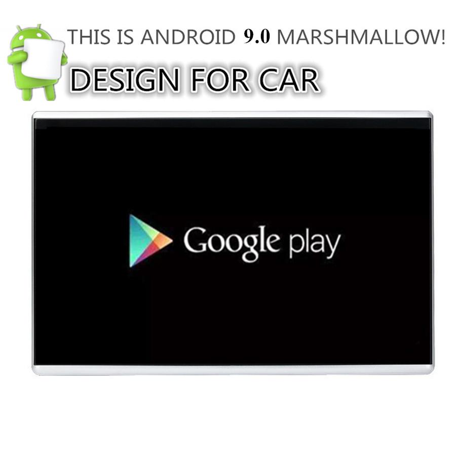 9'' Android 9 Car Headrest Rear Seat Monitor Octacore Player 2K Screen Universal