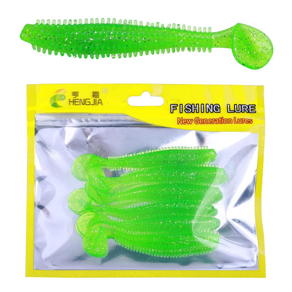 

6 шт./лот силиконовая мягкая приманка для рыбалки с частицами червей приманки искусственные приманки для снастей для ловли окуня карпа