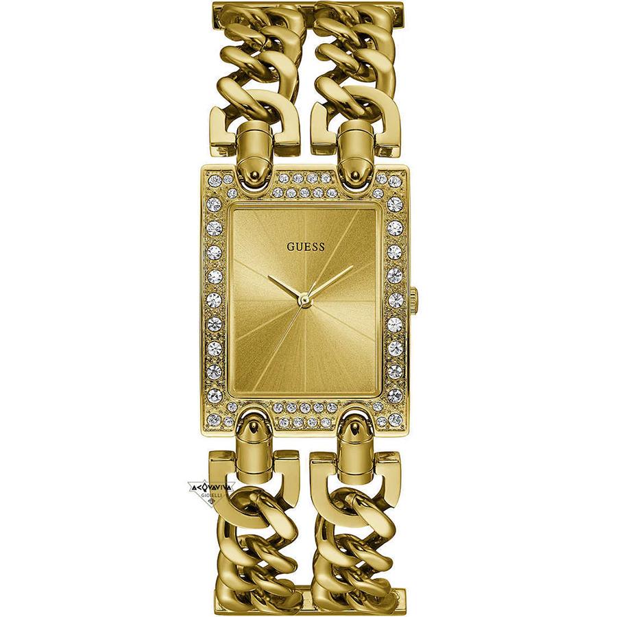

Ladies fashionable quartz watch. Stainless steel square case. Dials adorned with dazzling and luxurious diamonds. Model: W0072L1