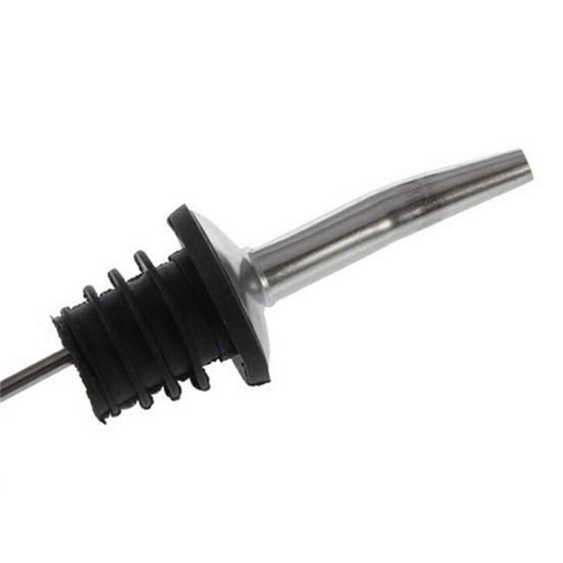 3X Stainless Steel Liquor Spirit Pourer Free Flow Wine Bottle Pour Spout Stopper