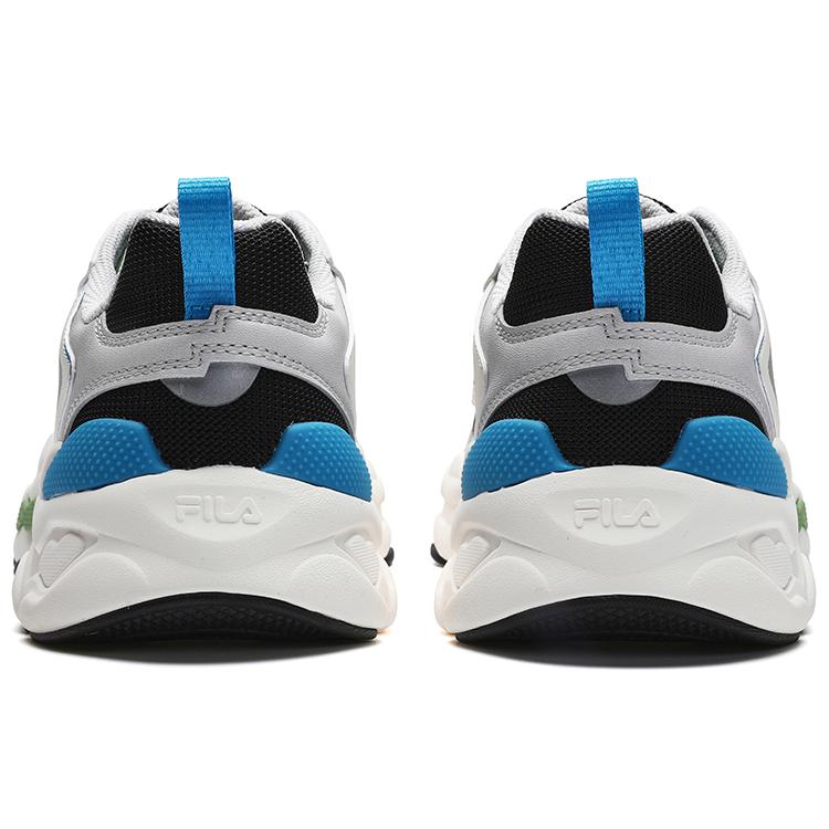 New FILA Y2K Low Top Casual Shoes Men's White Black Lotus Gray F12M312103FBV