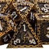 Dnd Metal Dice Set Dungeon And Dragon Rpg Dice Polyhedral D&D Dice For Rpg D+D Rolling Game Dice D And D Dice D20 D12 D10 D8 D6