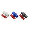 1Pc Inner Diameter 20mm PVC Ball Valve Garden Lawn Irrigation Aquarium Drainage System Water Switch Pipe Fitting White/Blue/Grey