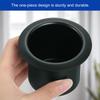 uxcell 2pcs Aluminum Drop-in Cup 2.36"x3.2" Drink Holder Poker Table Cup Holder for Sofa Boat Car Marine Black