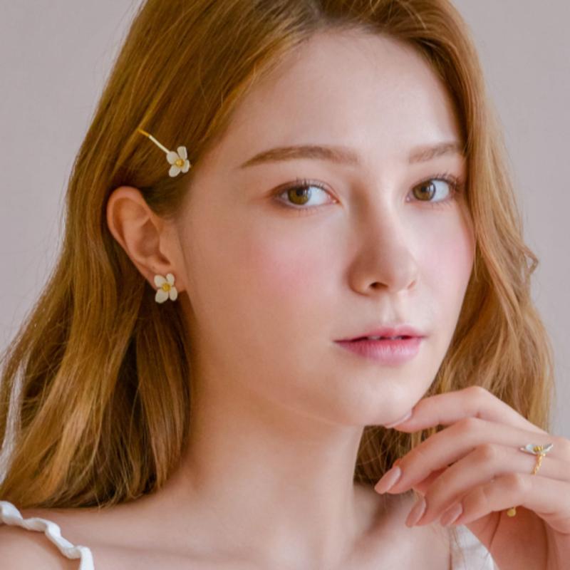 Dana Burton Petite Bianca Flower Earrings