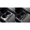 Carbon Fiber Interior Center Cupholder Cover Trim For Toyota Sienna 2015-