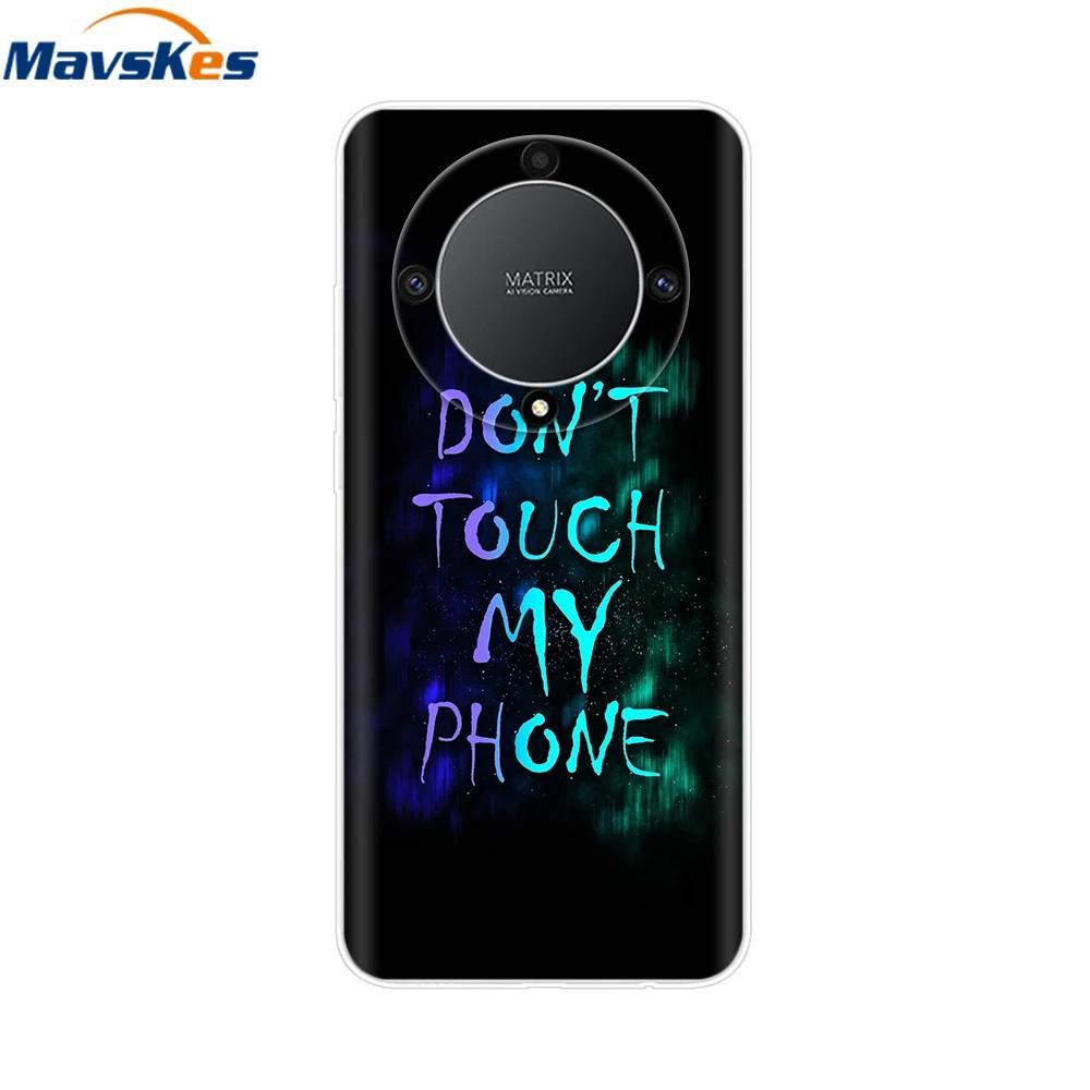 Soft Case For Honor Magic6 Lite TPU Silicone Phone Case For Honor X9b X9a Magic 5 6 Lite 5G Protective Shell Back Cover Fundas