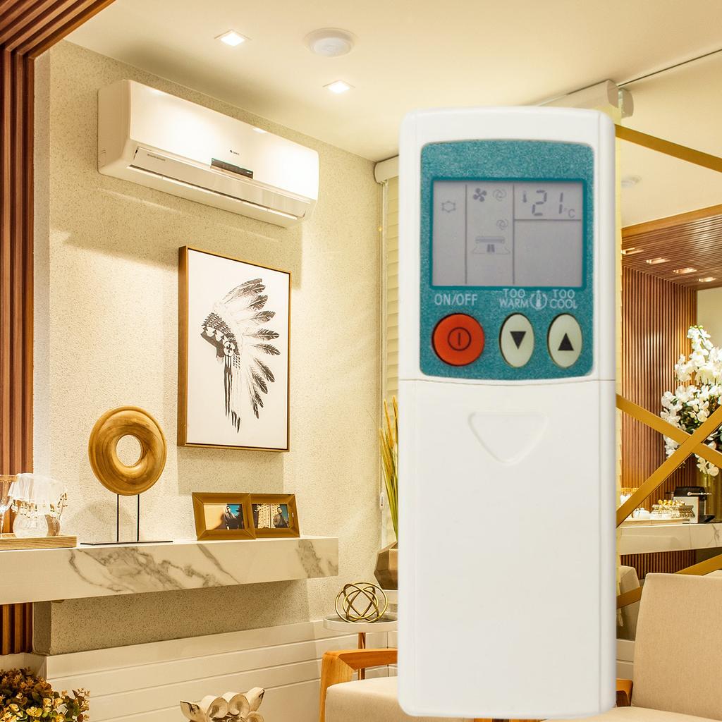 תצוגת LCD אוניברסלי מזגן שלט לחלק חילוף KP3AS עם תפעול קל ועיצוב חיסכון באנרגיה