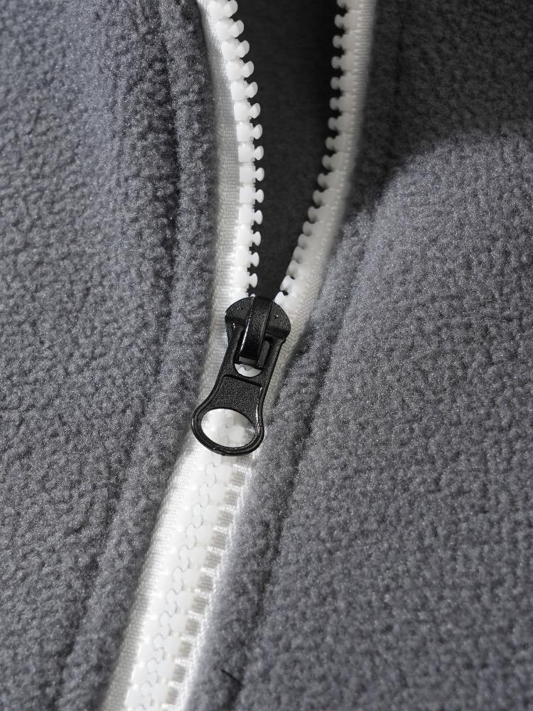 Autumn Winter Men's Thickened Hooded Sweater Stand-up Collar Half-zipper Long-sleeved Casual Comfortable Skin-friendly Breathable Tops Sweatshirt