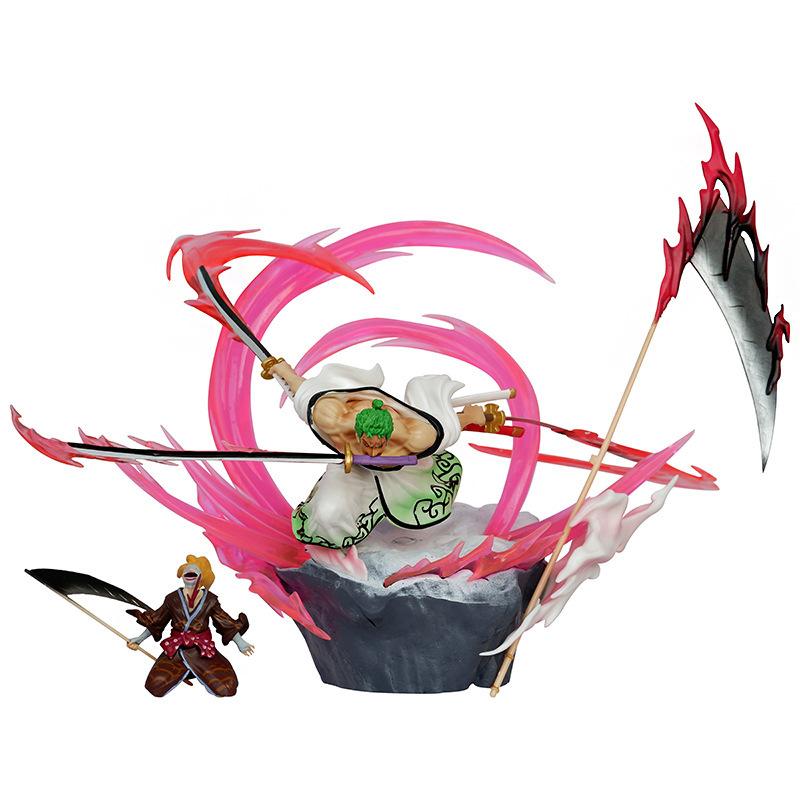ONE PIECE AL Purgatory Ghost Slash, Sauron VS Kira, Waguni Sauron, scene figure model ornament gift