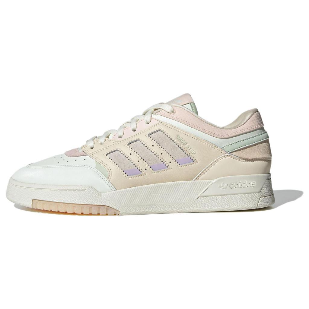 Adidas Originals Drop Step Comfortable Versatile Non-Slip Durable Low-Top Skate Shoes Women Sneakers Beige IG6066