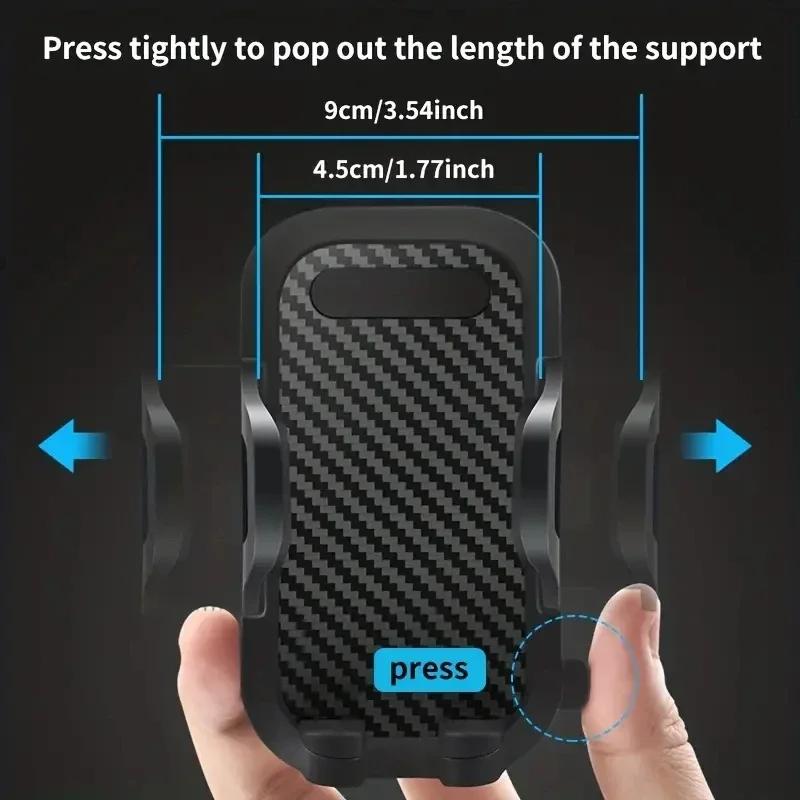 2025 NEW Universal Sucker Car Phone Holder 360° Windshield Car Dashboard Mobile Cell Support Bracket for iPhone Samsung Xiaomi