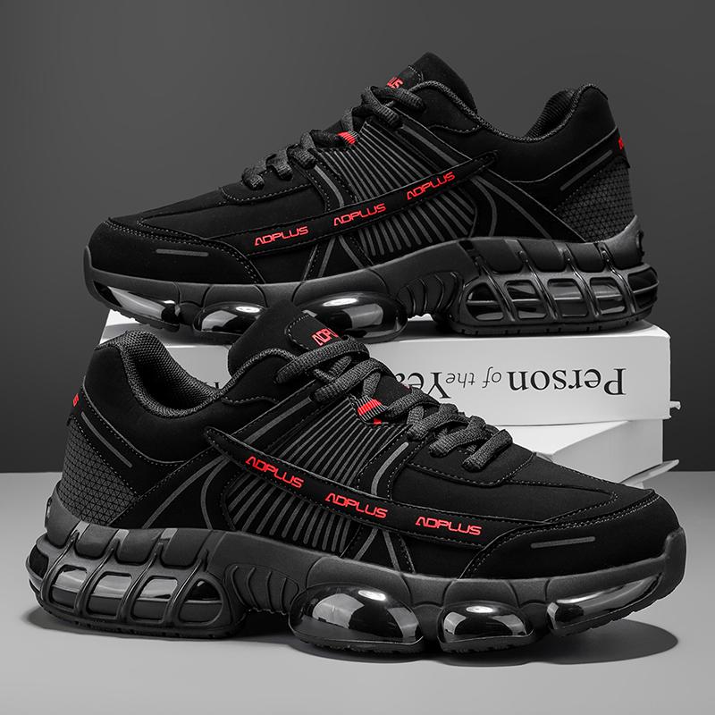 New Men's Waterproof Sports Shoes Youth Non-slip Wear-resistant Casual Shoes Air Cushion Shock-absorbing Running Shoes
