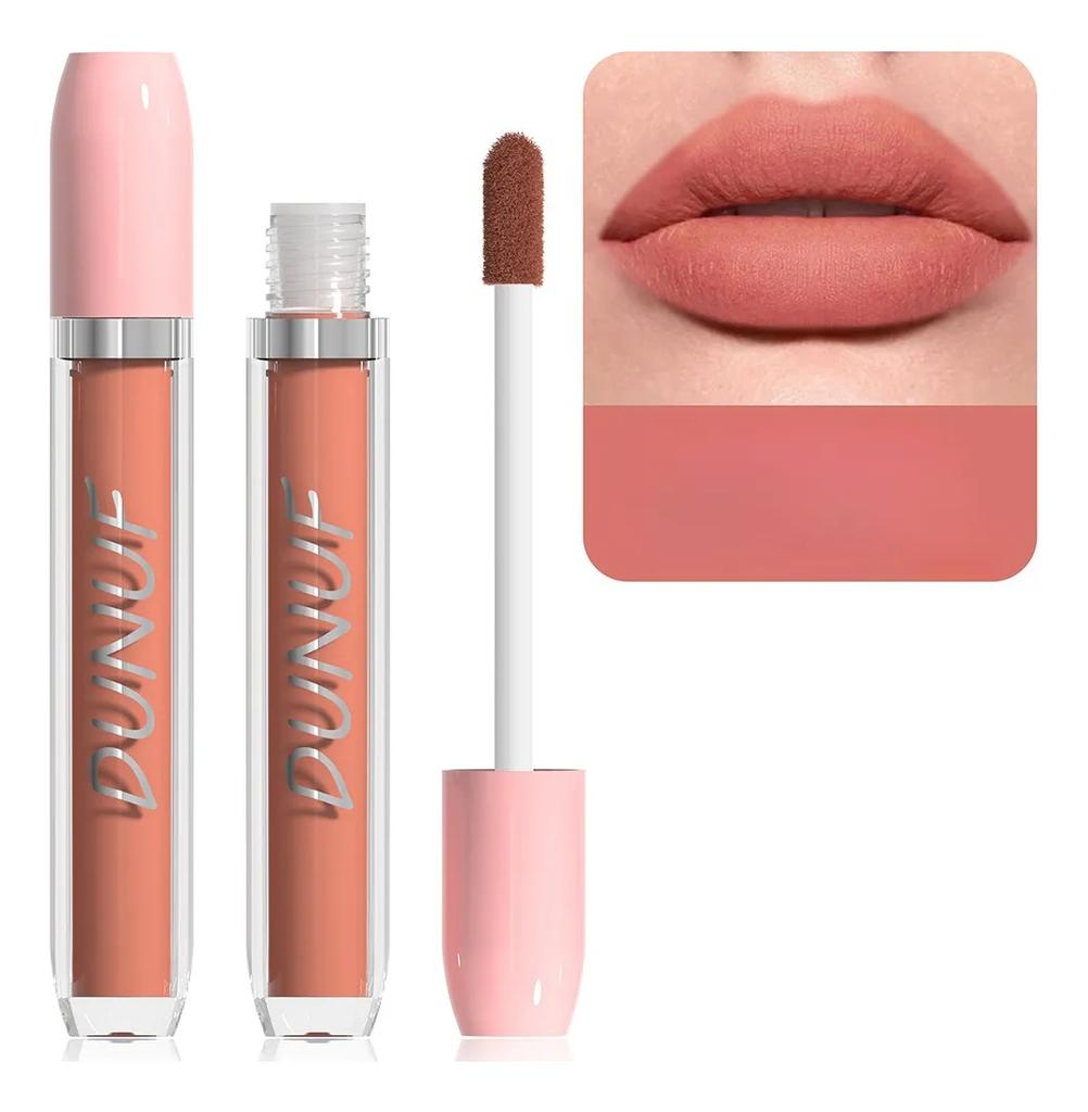 Dunuf Waterproof Matte Lip Gloss Does Not Transfer
