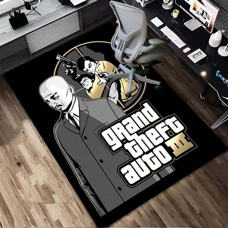 Gta Iii Living Room Non-Slip Area Rug Soft Carpet for Bedroom Game Playroom Sofa Office Home Decor Doormat Christmas Gift C9211749