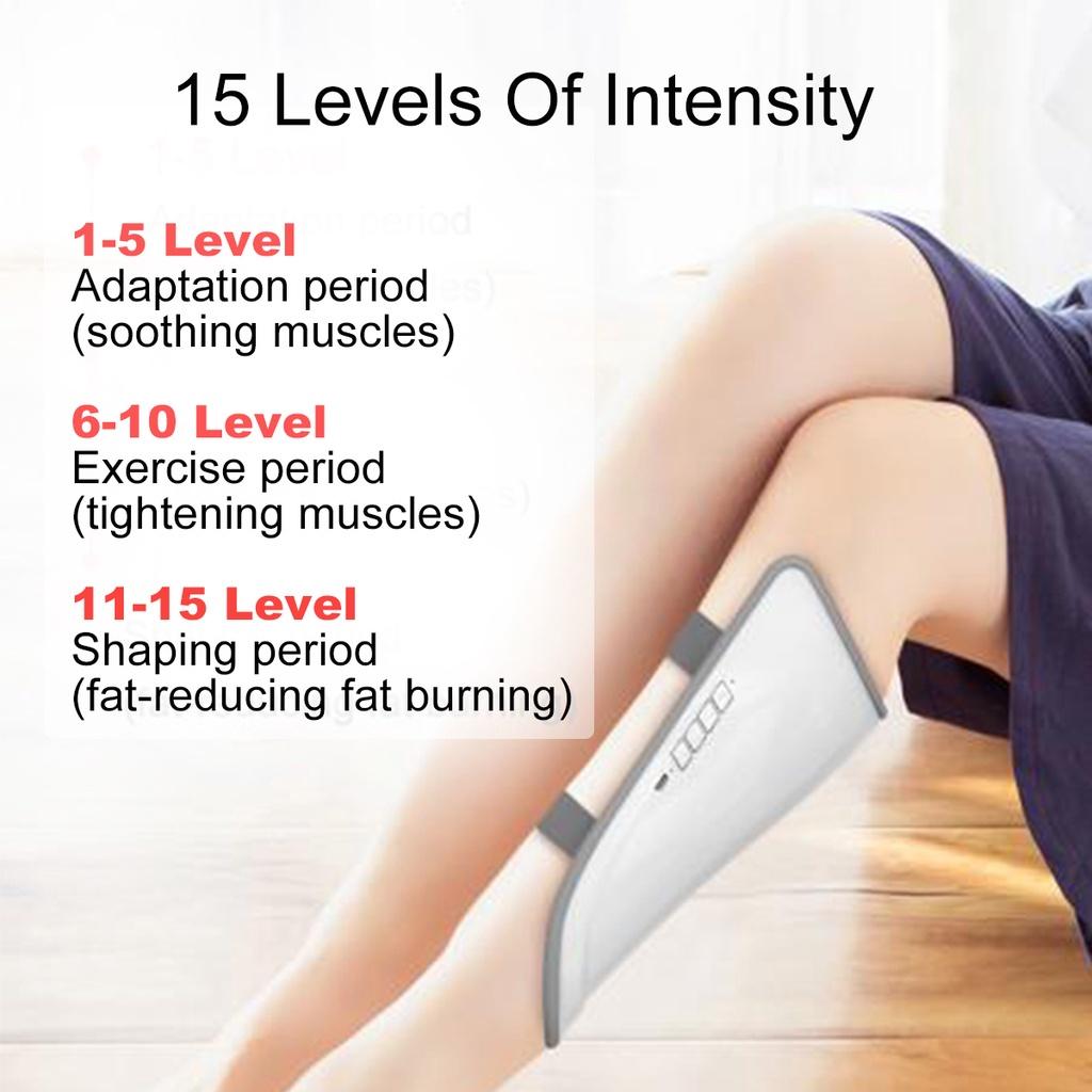 T200 USB Charging Leg Shaping Massager 5 Modes 15 Levels Massager Leg Massager For Foot Calf Therapy Leg Relax 3W