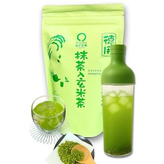 Spring Blossom Tea Garden Matcha-infused Genmaicha Cold Brew Shizuoka Prefecture Makinohara Yabukita Variety Bulk Matcha Leaves 200g Sencha Deep (Cold