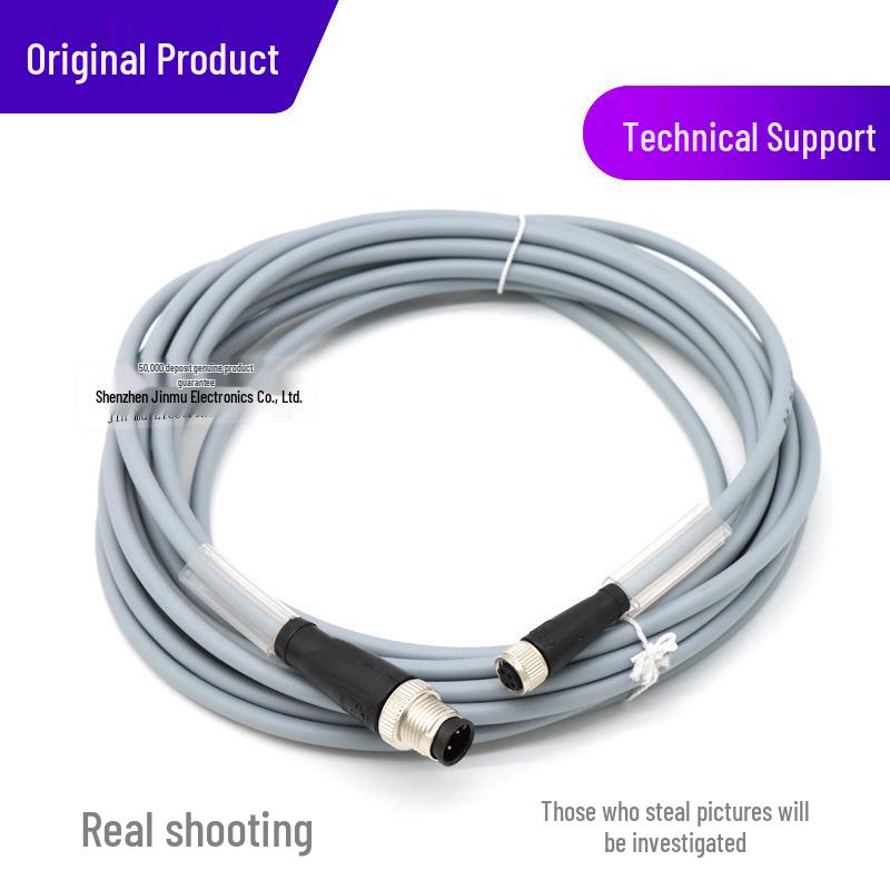 V31-GM Sensor Cable: M8 Female To M12 Male Connector
