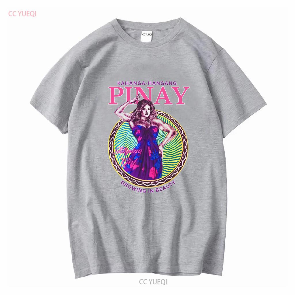 Filipino Strength Pinay Growing in Beauty T Shirt Vintage Design 90s New Print Heavy Cotton long or short sleeves vintage