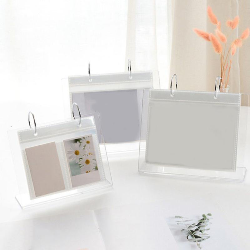 Premium Vertical DIY Photo Album Large Capacity for Ideal for Displaying Photos Postcards Stylish Acrylic Desk Ornaments