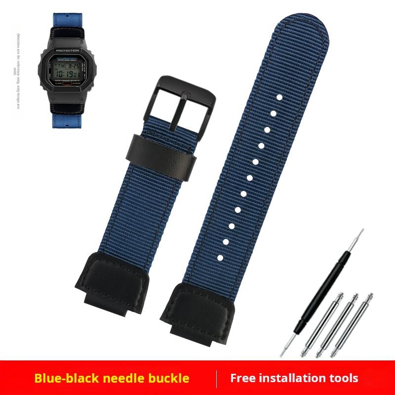 Pro Casio G-SHOCK DW5600 GW-5000 GWM5610 GM-5600 řemínek na hodinky modifikovaný nylonové plátno řemínek na hodinky pánský Prodyšný náramek na zápěstí