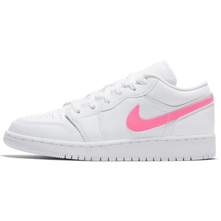 New Jordan 1 Low White Neon GS CW7035-100