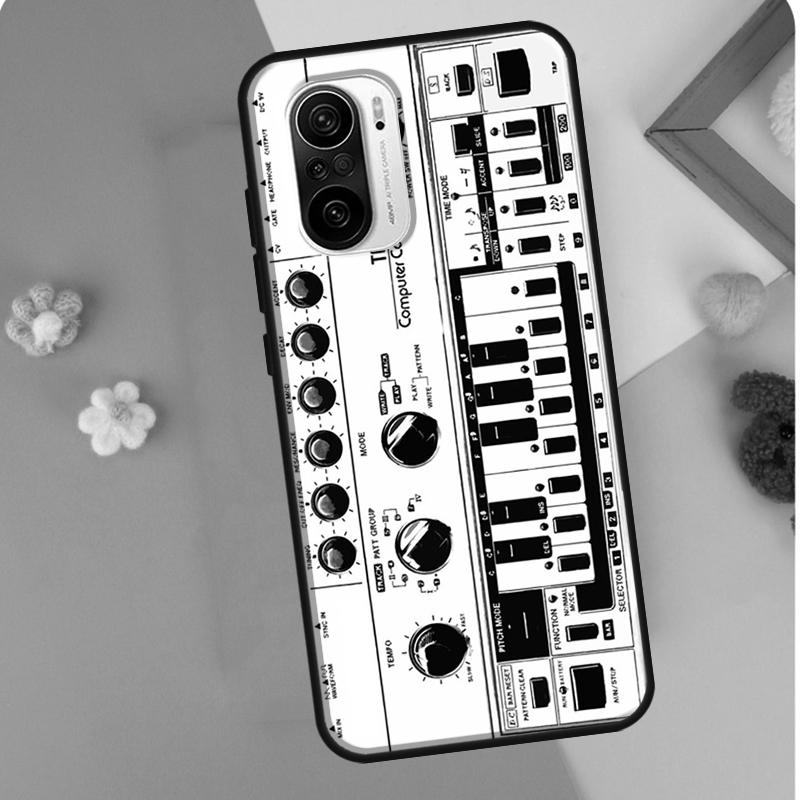 

Винтажный чехол-синтезатор для POCO F3 F1 F2 M3 M4 X4 Pro GT X3 Pro, чехол для Xiaomi Mi 11 Lite 12 X Mi 11T Pro POCO M4 Pro