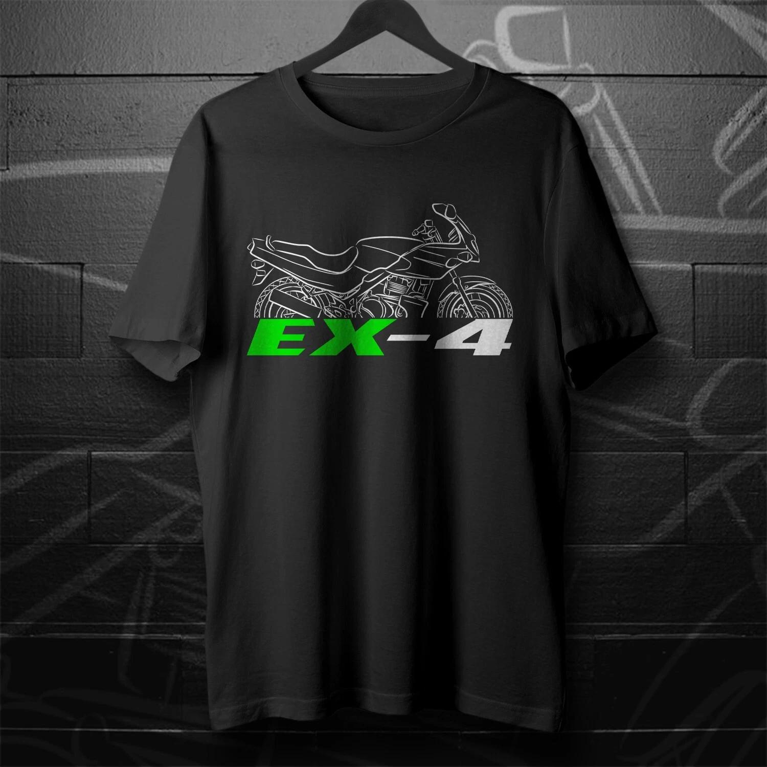 Men s and Women s T-shirts Kawasaki EX 4/500 - Motorcycle S