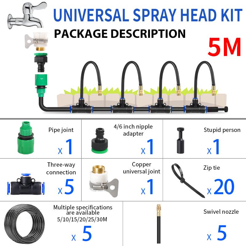 

Versatile Sprinkler System Mist Device Garden Flower Watering Tool Spray Irrigation Sprayer for Lawn Care And Plant Moisturizing