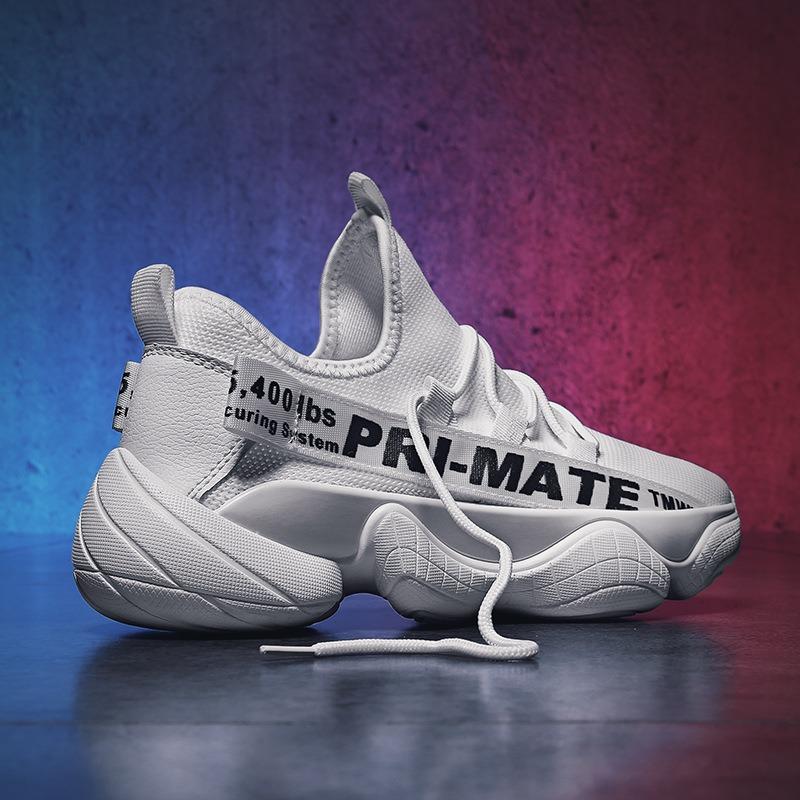 Летние мужские спортивные кроссовки Корейская версия Модные Дышащие Беговые Повседневные Кроссовки 39