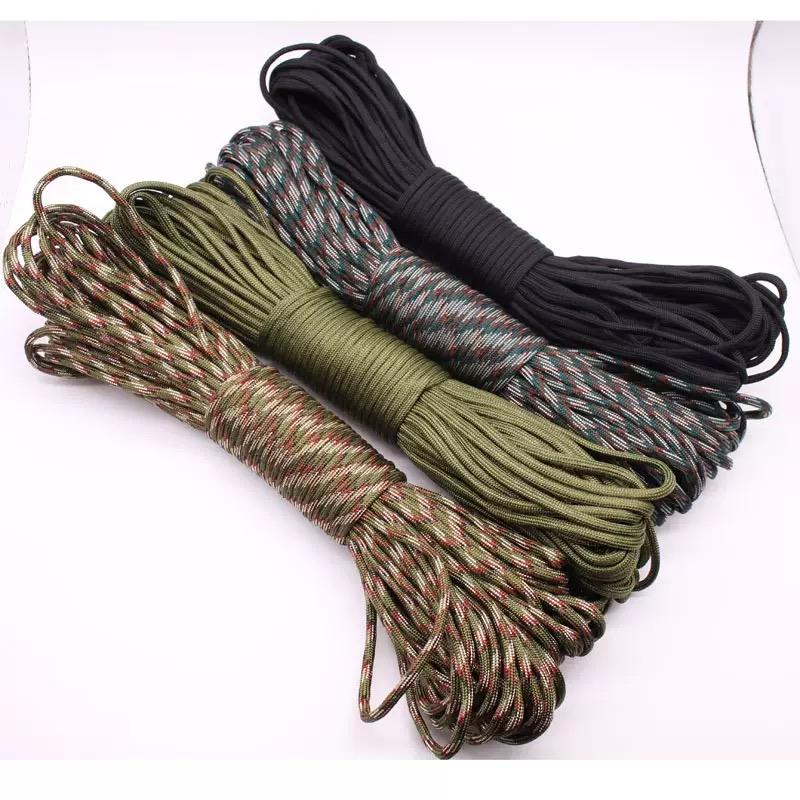 Economic 31 Meters DIY Paracord For Jewelry Keychain Making 5mm Flat Rope 4 Colors Available Outdoor Climbing Rescue Thread